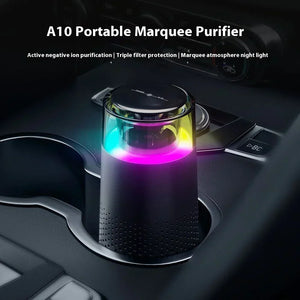 New Car Air Purifier Home Office Horse Running Light Except Flue Dust Purifier ( UAE Delivery Time: 1-3 Days )