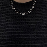 New Irregular Shaped Metal Necklace ( UAE Delivery Time: 1-3 Days )